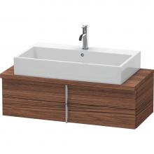 Duravit VE560902121 - Duravit Vero Two Drawer Vanity Unit For Console Walnut Dark