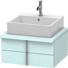 Duravit VE561500909 - Duravit Vero Vanity Unit for Console  Light Blue Matte