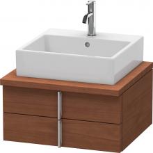 Duravit VE561501313 - Duravit Vero Two Drawer Vanity Unit For Console American Walnut