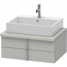 Duravit VE561600707 - Duravit Vero Two Drawer Vanity Unit For Console Concrete Gray