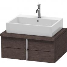 Duravit VE561607272 - Duravit Vero Two Drawer Vanity Unit For Console Dark Brushed Oak