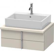 Duravit VE561609191 - Duravit Vero Two Drawer Vanity Unit For Console Taupe