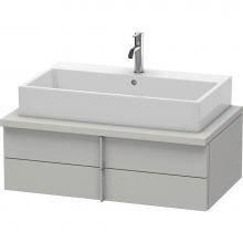 Duravit VE561800707 - Duravit Vero Two Drawer Vanity Unit For Console Concrete Gray