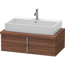 Duravit VE561802121 - Duravit Vero Two Drawer Vanity Unit For Console Walnut Dark