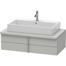 Duravit VE561900707 - Duravit Vero Two Drawer Vanity Unit For Console Concrete Gray