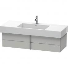 Duravit VE621500707 - Duravit Vero Vanity Unit Wall-Mounted  Concrete Gray Matte