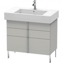 Duravit VE641300707 - Duravit Vero Floor Standing Vanity Unit  Concrete Gray Matte