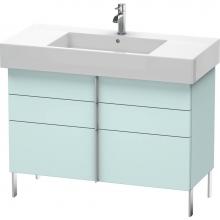 Duravit VE641400909 - Duravit Vero Floor Standing Vanity Unit  Light Blue Matte