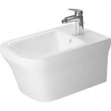 Duravit 22681500001 - Duravit P3 Comforts Wall-Mounted Bidet  White WonderGliss