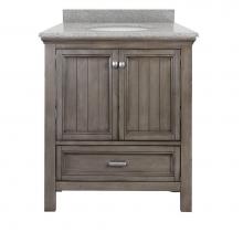 Foremost BAGVT3122D-RG - Brantley 31'' Distressed Grey Vanity with Rushmore Grey Granite Top