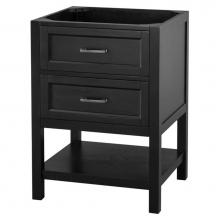 Foremost GEBV2422 - Georgette 24'' Vanity, Open grain black