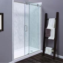 Foremost MRRL6076-CL-SV - Marina 3/8'' Frameless Roller Shower Door