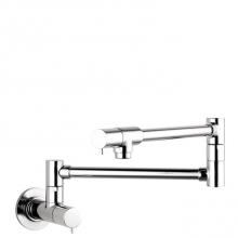 Hansgrohe 04057000 - Modern Wall-Mounted Pot Filler in Chrome