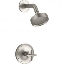 Kohler TS14422-3G-BN - Purist® Rite-Temp® shower trim with cross handle and 1.75 gpm showerhead