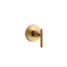 Kohler T14490-4-BGD - Purist® Valve trim with lever handle for volume control valve, requires valve