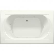 Kohler 1170-JHN-NY - Memoirs® 66'' x 42'' whirlpool bath, drop-in with center rear drain