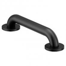 Moen R8912BL - Matte Black 12'' Concealed Screw Grab Bar