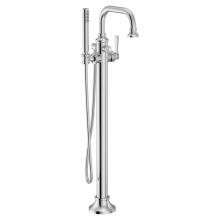 Moen S44507 - Colinet One-Handle Freestanding Floor Mount Tub Filler with Handshower in Chrome