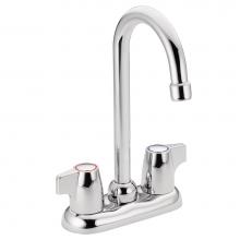 Moen 4903 - Chateau Two-Handle High Arc Bar Faucet, Chrome