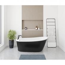 Maax 105797-000-015 - Sax Oval Bathtub Regular Black