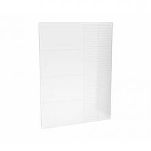 Maax 103422-306-513 - Utile 60 in. Composite Direct-to-Stud Back Wall in Erosion Bora white