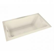 Maax 105721-000-004 - Skybox 72.25 in. x 35.75 in. Drop-in Bathtub with End Drain in Bone