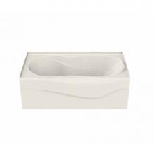 Maax 105726-L-107-007 - Murmur A 59.875 in. x 33.375 in. Alcove Bathtub with Hydrosens System Left Drain in Biscuit