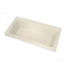 Maax 106390-L-108-004 - Skybox IF 66.25 in. x 35.75 in. Alcove Bathtub with Aerosens System Left Drain in Bone