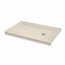 Maax 420006-L-501-004 - B3 Base 6036 Square Drain Alcove Installation Bone / Natural