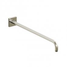Riobel 533PN - 20'' Reach Wall Mount Shower Arm With Square Escutcheon