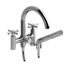 Riobel ED06KC - 6'' tub filler with handshower