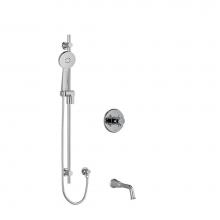 Riobel KIT1244MMRD+C - 1/2'' 2-way Type T/P (thermostatic/pressure balance) coaxial system with spout and hand