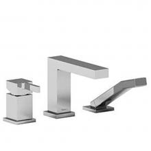 Riobel TMZ16C - 3-piece Type P (pressure balance) deck-mount tub filler with hand shower trim