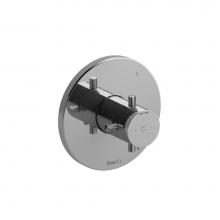 Riobel RUTM47+KNC - 3-way no share Type T/P (thermostatic/pressure balance) coaxial complete valve