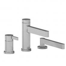 Riobel PX16C - 3-piece Type P (pressure balance) deck-mount tub filler with handshower