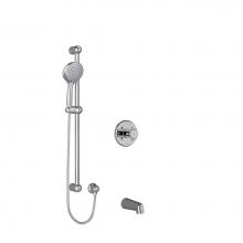 Riobel KIT1244GN+C-SPEX - 1/2'' 2-way Type T/P (thermostatic/pressure balance) coaxial system with spout and hand