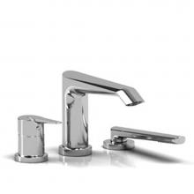 Riobel TVY10C - 3-piece deck-mount tub filler with Handshower trim