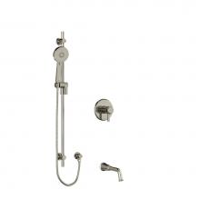 Riobel KIT1244MMRDJBN - 1/2'' 2-way Type T/P (thermostatic/pressure balance) coaxial system with spout and hand