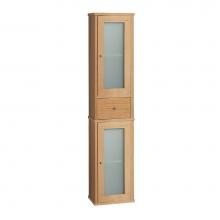 Ronbow 687156-E71 - 55'' Tall Cole Bathroom Wall Cabinet in Light Bamboo