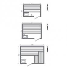 Steamist 2-057 - Pre-Fab Sauna Room 5 x 7