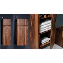 Wet Style M27LN-1 - Furniture ''M'' - Linen Cabinet 27 X 60 - Oak Natural