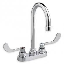 American Standard 7502140.002 - Monterrey® 4-Inch Centerset Gooseneck Faucet With Wrist Blade Handles 1.5 gpm/5.7 Lpm With Gr