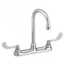 American Standard 6405141.002 - Monterrey® Top Mount Kitchen Faucet With Gooseneck Spout and Lever Handles 1.5 gpm/5.7 Lpf Wi