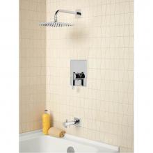 American Standard TU184502.002 - Times Square® 2.5 gpm/9.5 L/min Tub and Shower Trim Kit With Rain Showerhead, Double Ceramic