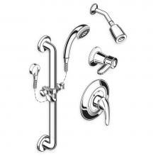 American Standard 1662SG213.002 - COMM SHOWER SYS, 1.5 GPM, SLIDE-GRAB