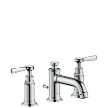 Axor 16535001 - AXOR Montreux Widespread Faucet 30 with Lever Handles and Pop-Up Drain, 1.2 GPM in Chrome