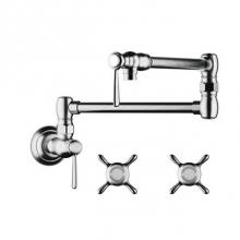 Axor 16859001 - AXOR Montreux Pot Filler, Wall-Mounted in Chrome