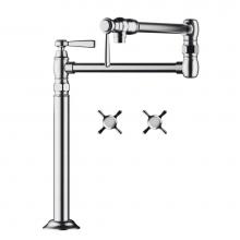 Axor 16860001 - Montreux Pot Filler, Deck-Mounted in Chrome