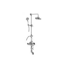 Graff CD4.02-C2S-WT - Adley Exposed Thermostatic Tub and Shower System w/Handshower (Rough and Trim)