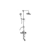 Graff CD4.02-LC1S-BK - Adley Exposed Thermostatic Tub and Shower System w/Handshower (Rough and Trim)